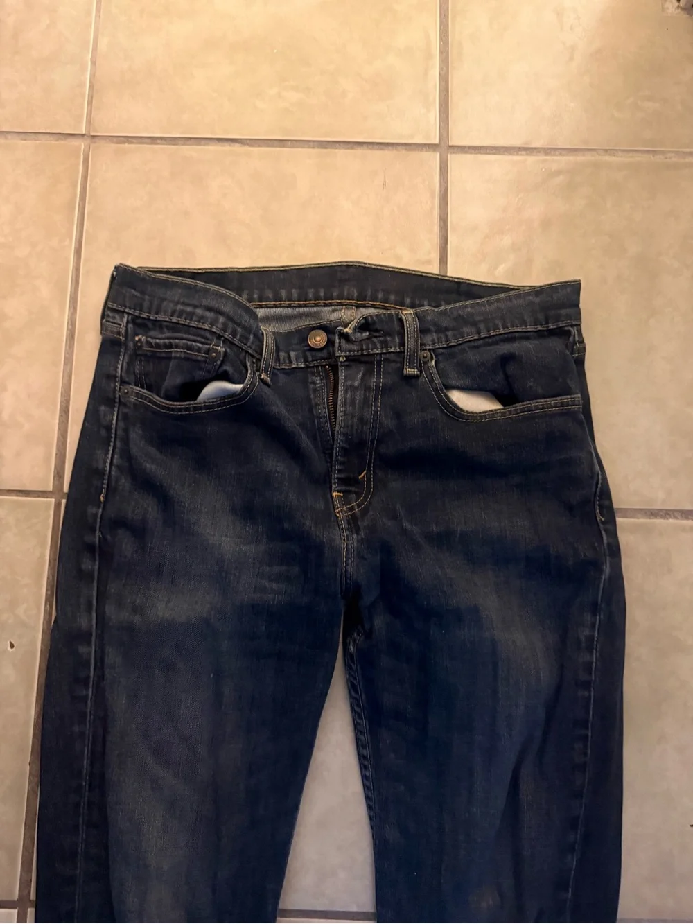 Levi's 511 Slim Straight Jeans in dark indigo